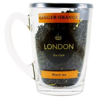 Чай Лондон Имбмрь-апельсин черн.в ст.кружке 70г(12) #